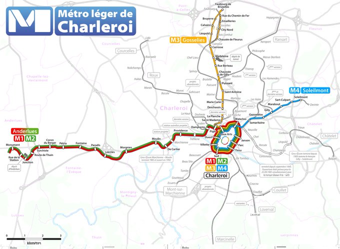 Metro-leger-de-Charleroi-carte - London Reconnections