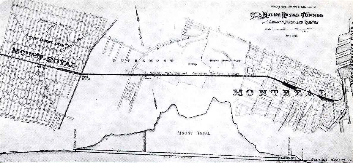 Plan of the model town of Mont Royal McKenzie Mann & Co